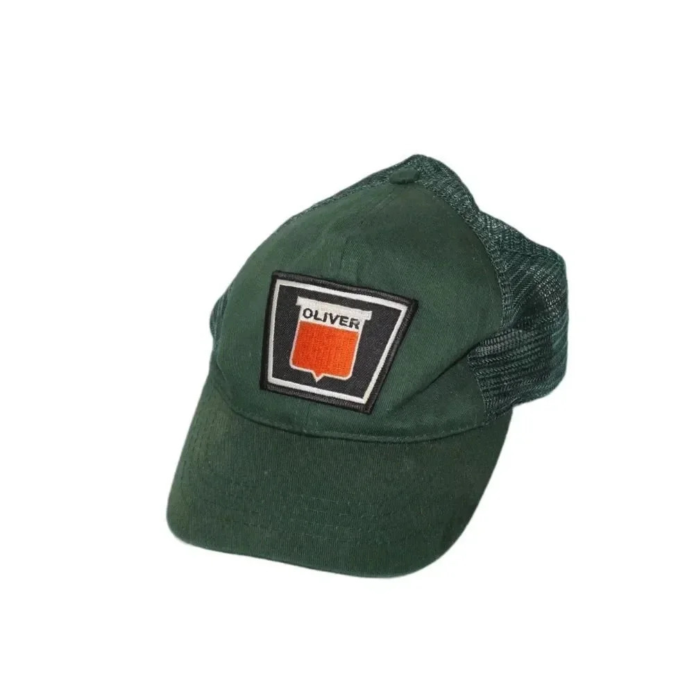 Vintage Oliver farm tractor snap back youth hat